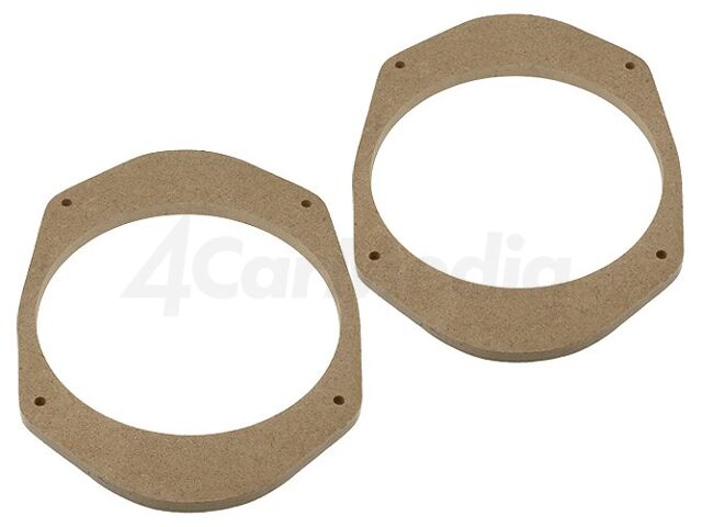 Фланец за говорител 165 мм за Ford Mondeo MDF 8 мм комплект 2 бр. – 4CARMEDIA MDF-D.18