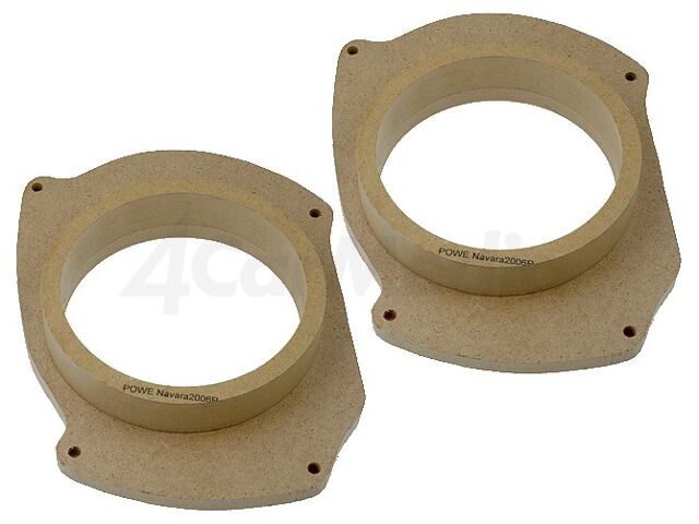 Фланец за говорител 165 мм за Nissan Navara MDF 40 мм комплект 2 бр. – 4CARMEDIA MDF-D.41
