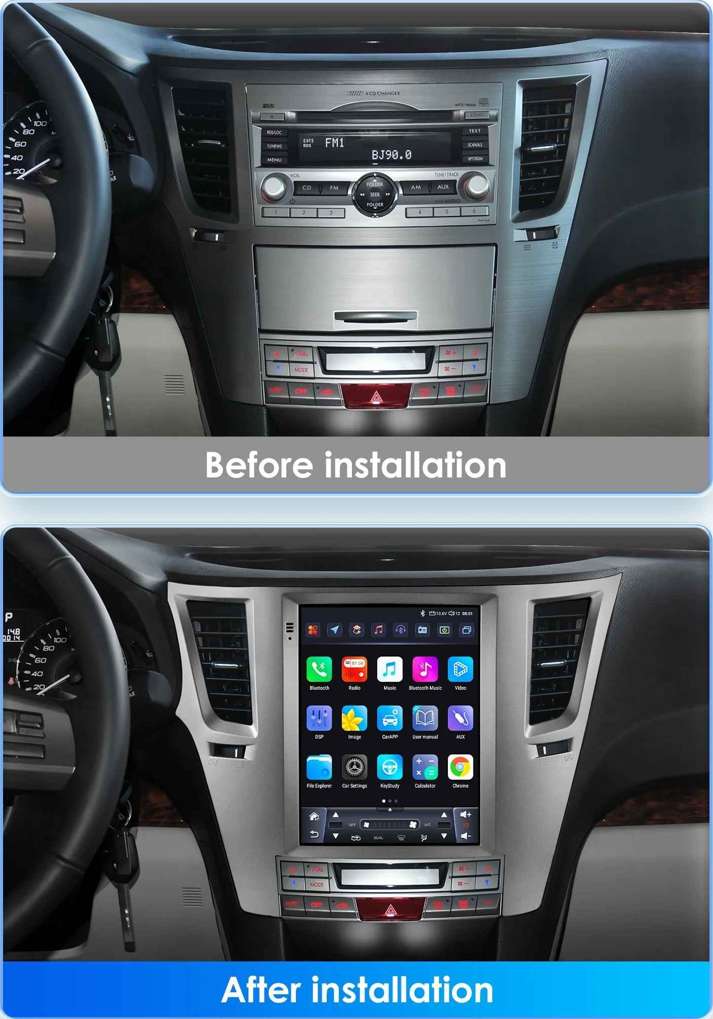 Subaru Impreza 2009 - 2014 9.7"