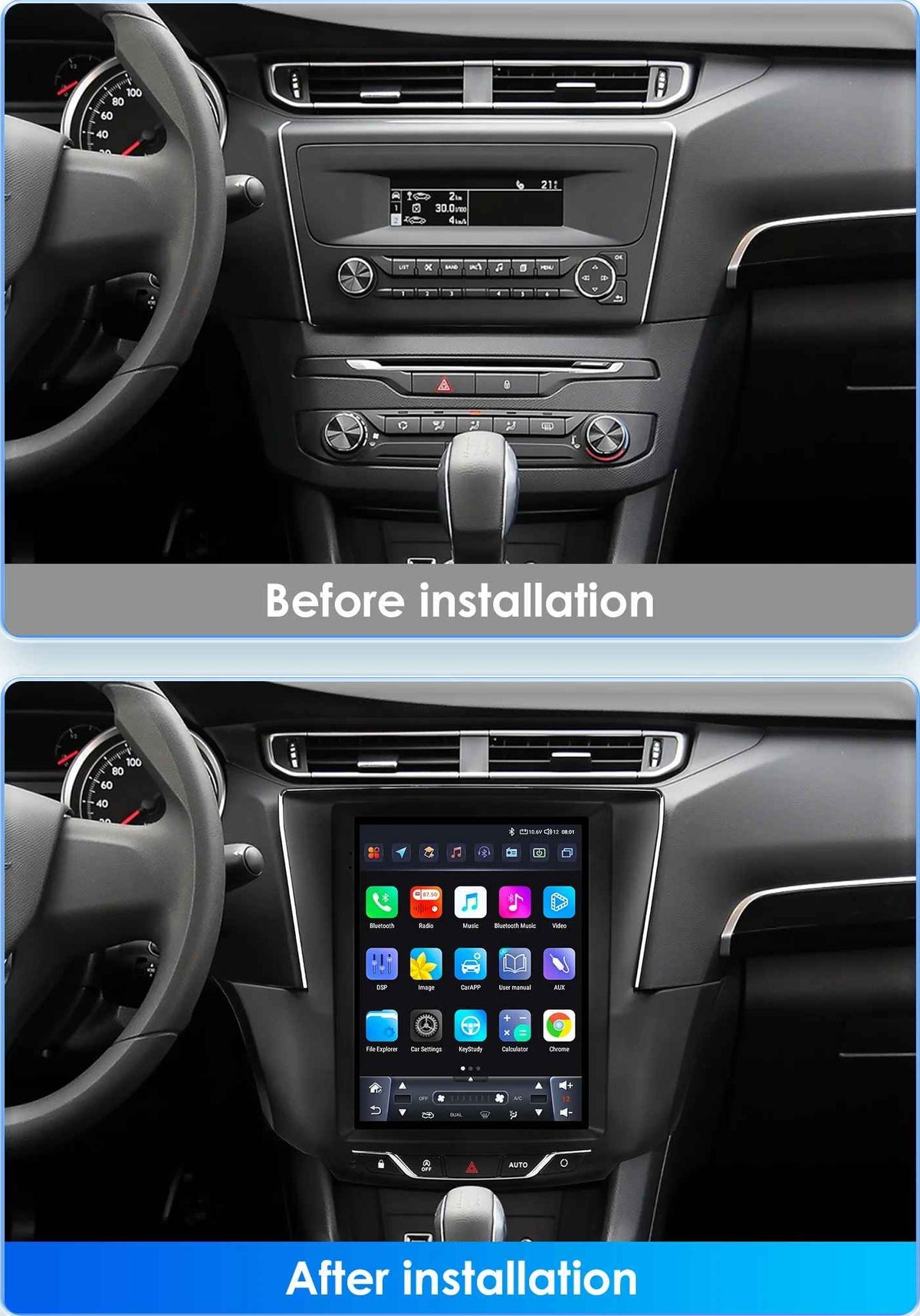 Peugeot 408 2014 - 2019 9.7"