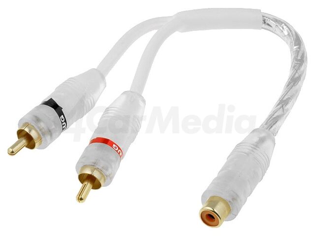 Аудио кабел RCA – RCA – 4CARMEDIA RCA-WH.Y2/1