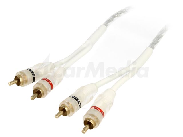 Аудио кабел RCA – RCA 5 м – 4CARMEDIA RCA-WH2.500