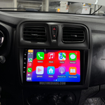 Монтирана Android мултимедия за Dacia Sandero 2 – реален изглед в автомобила – изглед 1
