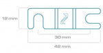 Предпазител 40A Mini ANL 4Connect