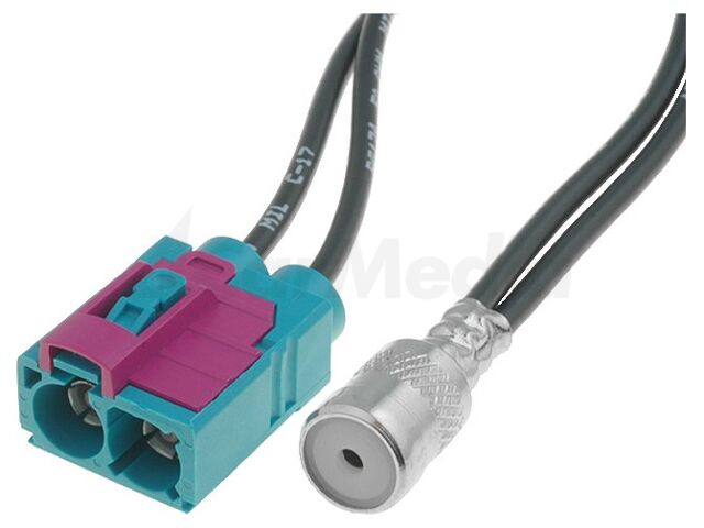 Коаксиален антенен кабел за Audi / Seat / Škoda / VW – 4CARMEDIA ZRS-FAKRAX2-ISO