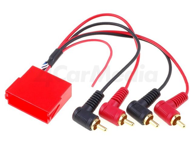 Конектор за радио – 4CARMEDIA ZRS-MISO/4RCA