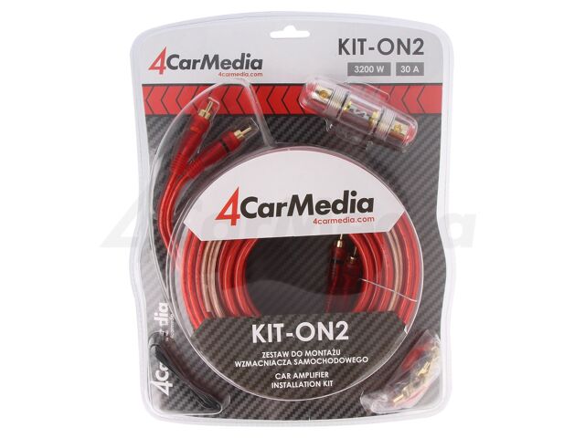 Комплект кабели за усилвател комплект – 4CARMEDIA KIT-ON2