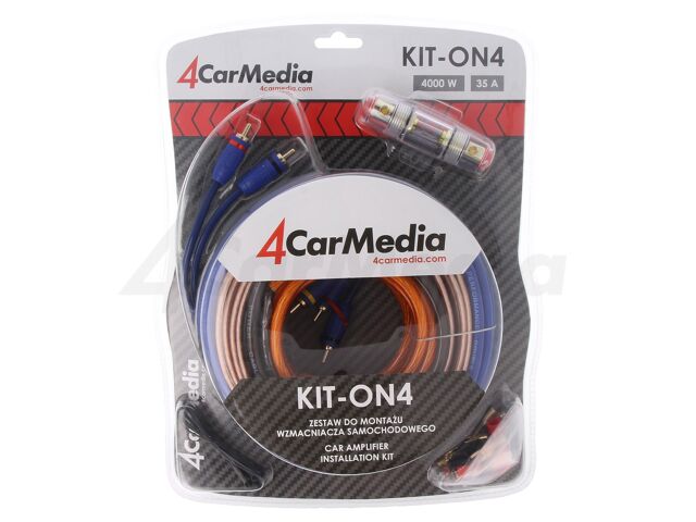 Комплект кабели за усилвател комплект – 4CARMEDIA KIT-ON4