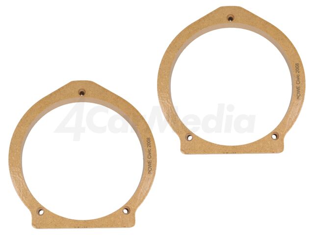 Фланец за говорител 165 мм за Honda MDF 18 мм комплект 2 бр. – 4CARMEDIA MDF-D.58