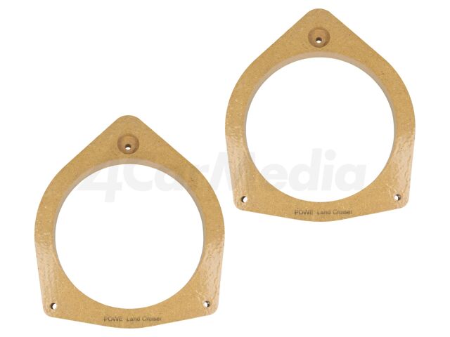 Фланец за говорител 165 мм за Toyota Land Cruiser 90 MDF 18 мм комплект 2 бр. – 4CARMEDIA MDF-D.68