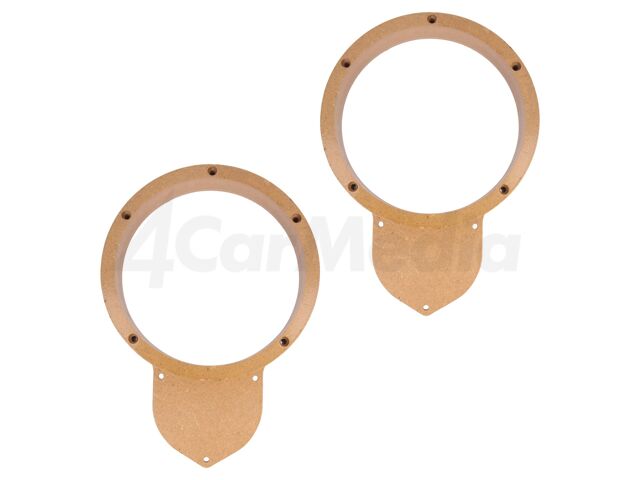 Фланец за говорител 200 мм за VW Passat B6 kombi / VW Passat B6 sedan MDF 36 мм комплект 2 бр. – 4CARMEDIA MDF-D.80