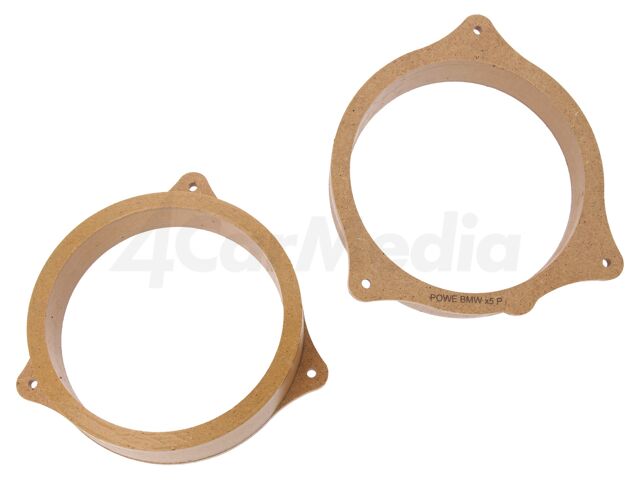 Фланец за говорител 165 мм за BMW X5 (E53) MDF 36 мм комплект 2 бр. – 4CARMEDIA MDF-D.55