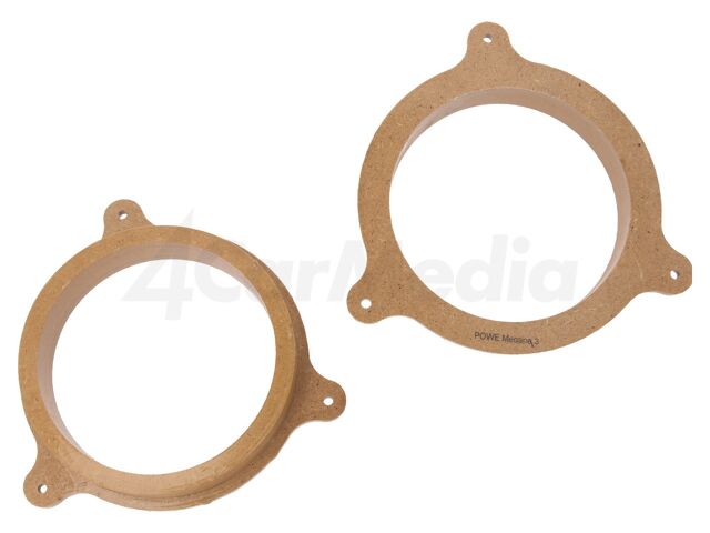 Фланец за говорител 165 мм за Renault Megane III MDF 28 мм комплект 2 бр. – 4CARMEDIA MDF-D.71