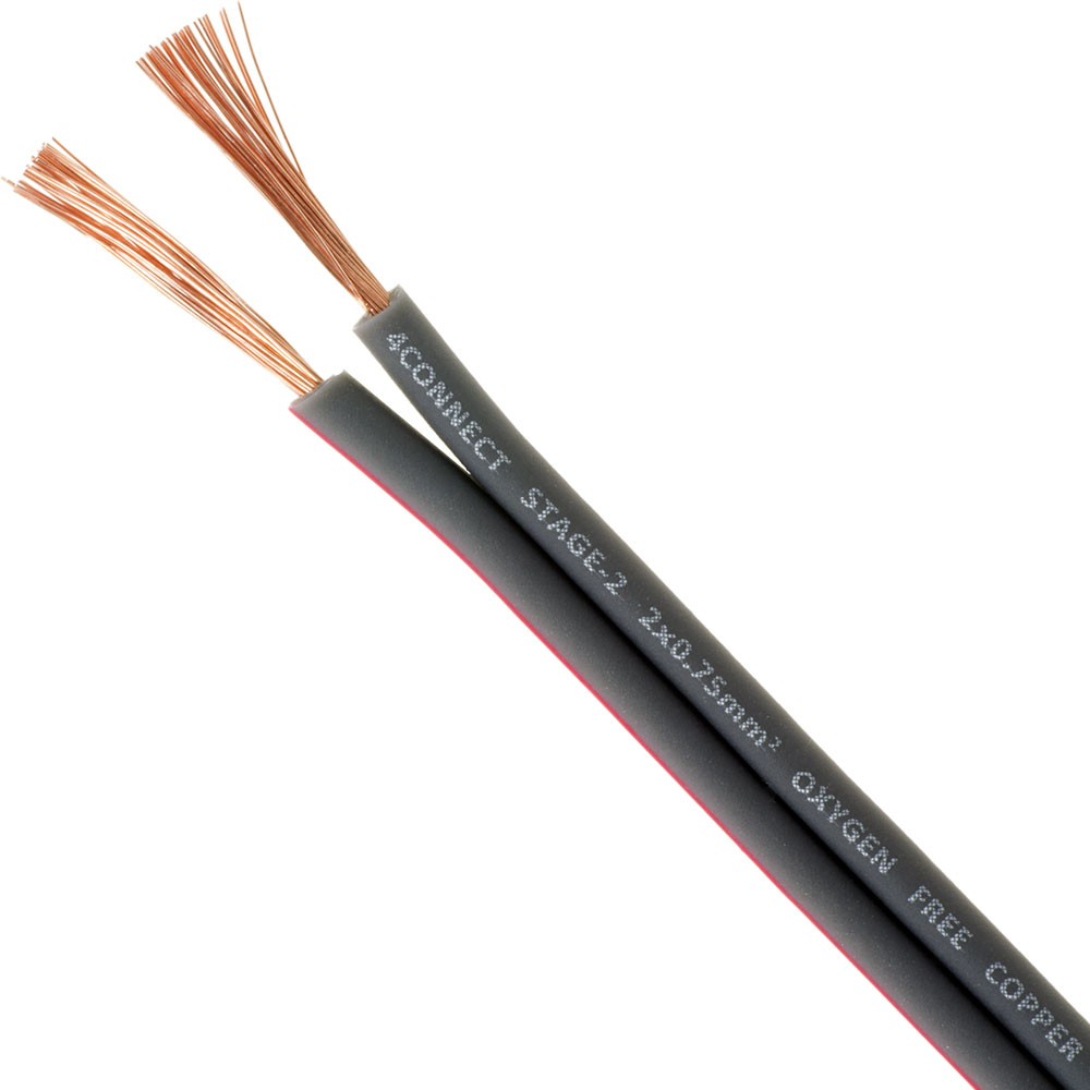 Кабел за говорители 2×0,75мм2 OFC 4Connect Stage2