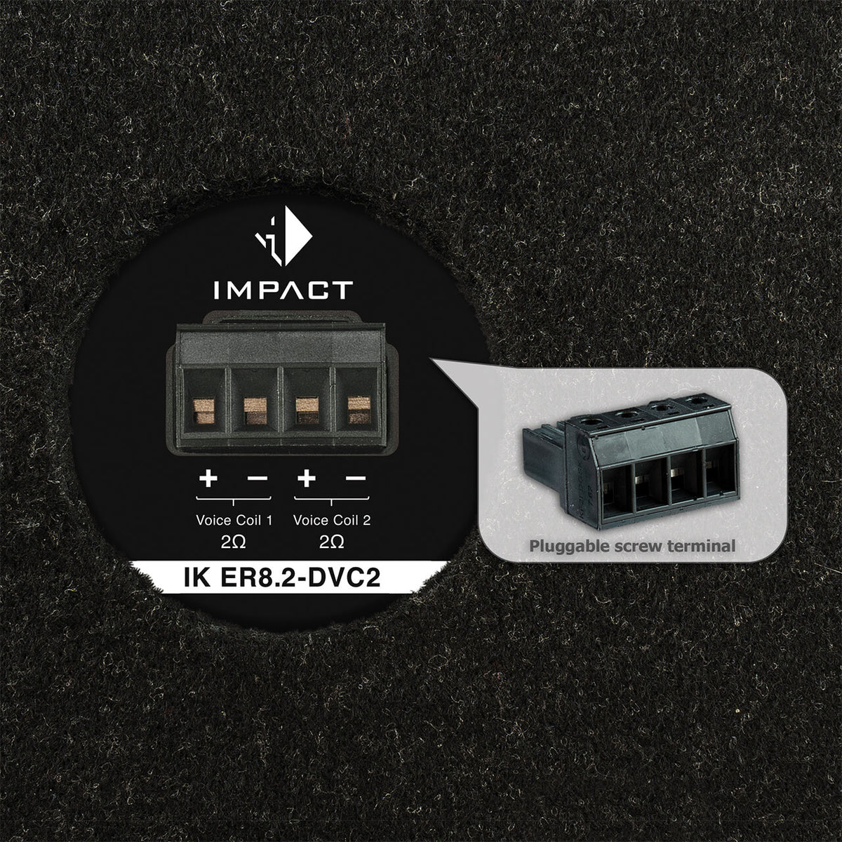 Субуфер Helix IK ER8.2-DVC2, 20 см, 600W RMS, компактна кутия