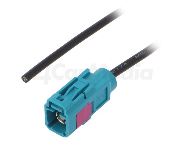 Коаксиален антенен кабел за Audi / Fiat / Ford / Mercedes / Peugeot / Seat / Škoda / VW 0.5 м – 4CARMEDIA ZRS-FAKRA-F-050