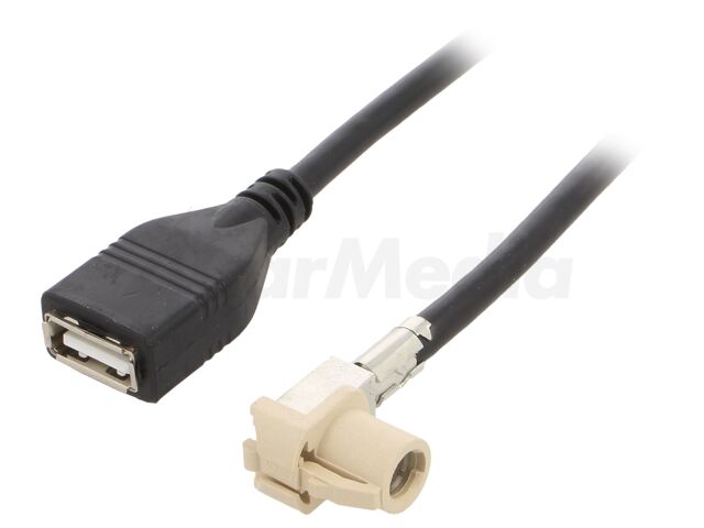 Коаксиален антенен кабел 1 м – 4CARMEDIA FAKRA-HSD-USB-F