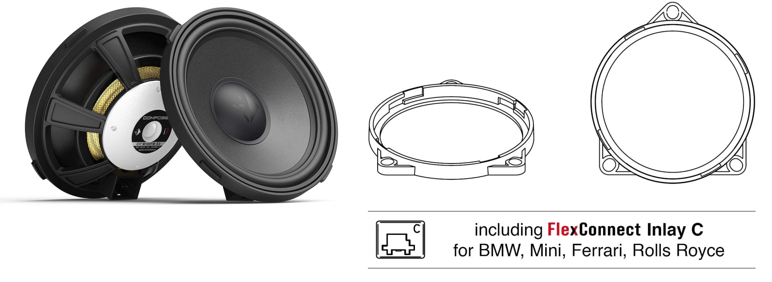 Helix Ci7 M100FM-S3 + адаптерни рингове FlexMount CFMK100