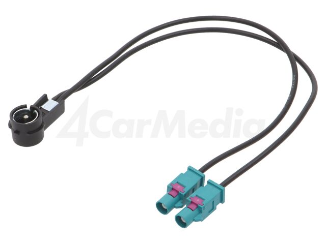 Коаксиален антенен кабел за Audi / Fiat / Mercedes / Peugeot / Seat / Škoda / VW – 4CARMEDIA ZRS-2F.2-ISO