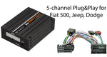 Plug&Play усилвател Match M 5.4DSP за Fiat 500, Dodge, Jeep