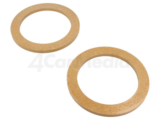 Фланец за говорител 130 мм MDF 8 мм комплект 2 бр. – 4CARMEDIA MDF-P130/8