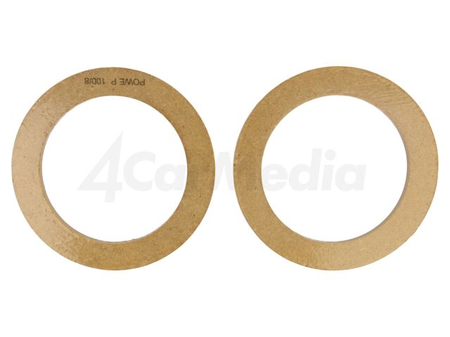 Фланец за говорител 100 мм MDF 8 мм комплект 2 бр. – 4CARMEDIA MDF-P100/8