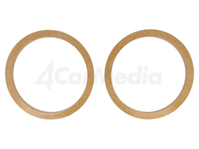 Фланец за говорител 200 мм MDF 12 мм комплект 2 бр. – 4CARMEDIA MDF-P200/12
