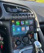Монтирана Android мултимедия за Peugeot 5008 – реален изглед в автомобила – изглед 1