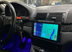 Монтирана Android мултимедия за BMW E46 – реален изглед в автомобила – изглед 3