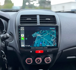 Монтирана Android мултимедия за Mitsubishi ASX 1 / Citroen C4 aircross – реален изглед в автомобила – изглед 3