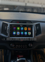 Монтирана Android мултимедия за KIA Sportage 3 – реален изглед в автомобила – изглед 3