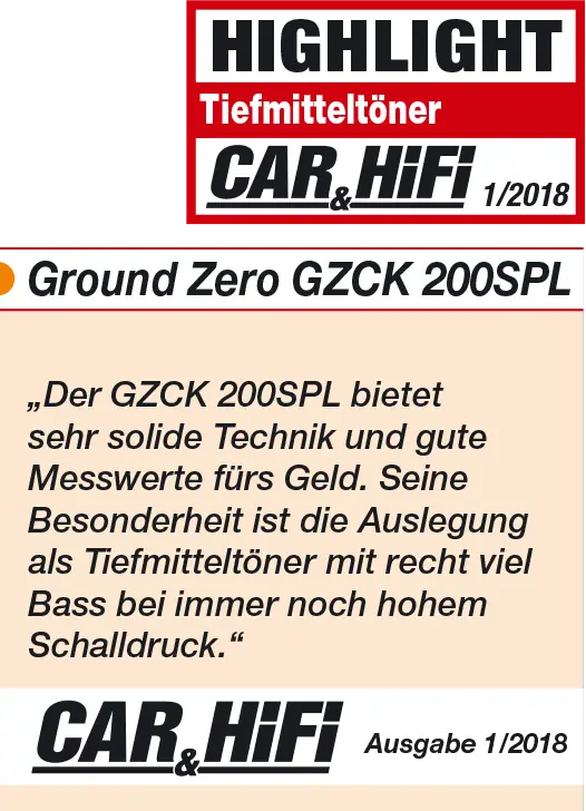 Ground Zero GZCK 200SPL