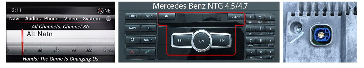CarPlay модул за Mercedes (NTG4.5/4.7)