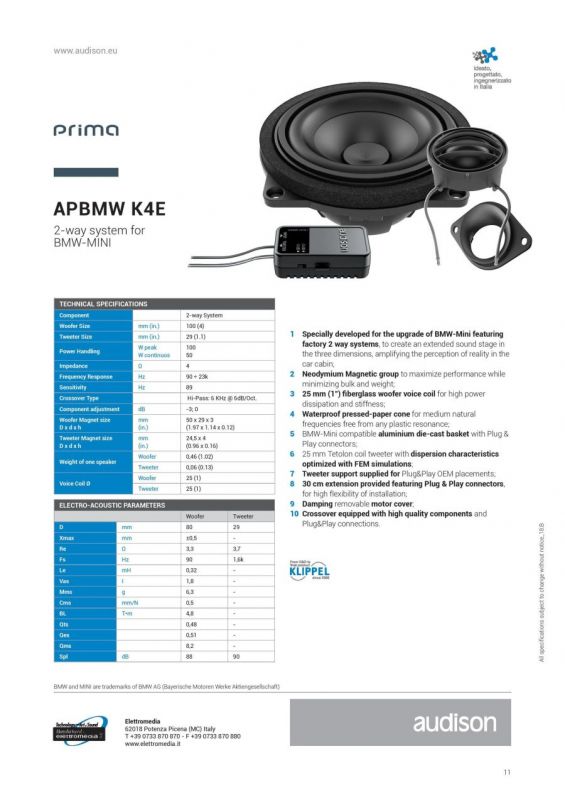 Audison APBMW K4E