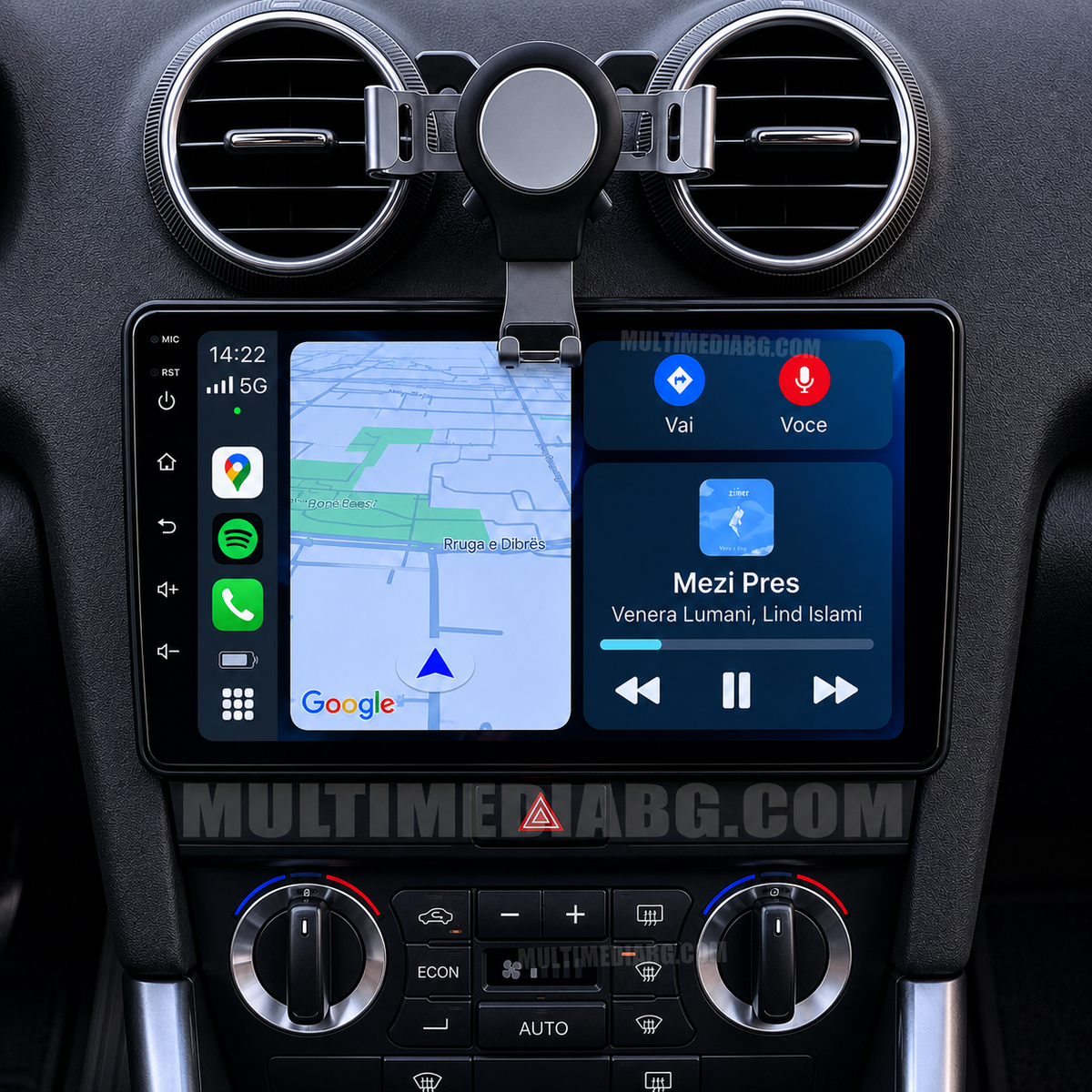 Audi A3 2003-2013 – Android мултимедия с CarPlay, GPS навигация и Bluetooth – Apple CarPlay след монтаж
