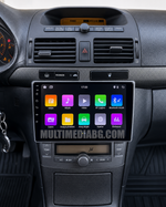 Монтирана Android мултимедия за Toyota Avensis T25 – реален изглед в автомобила