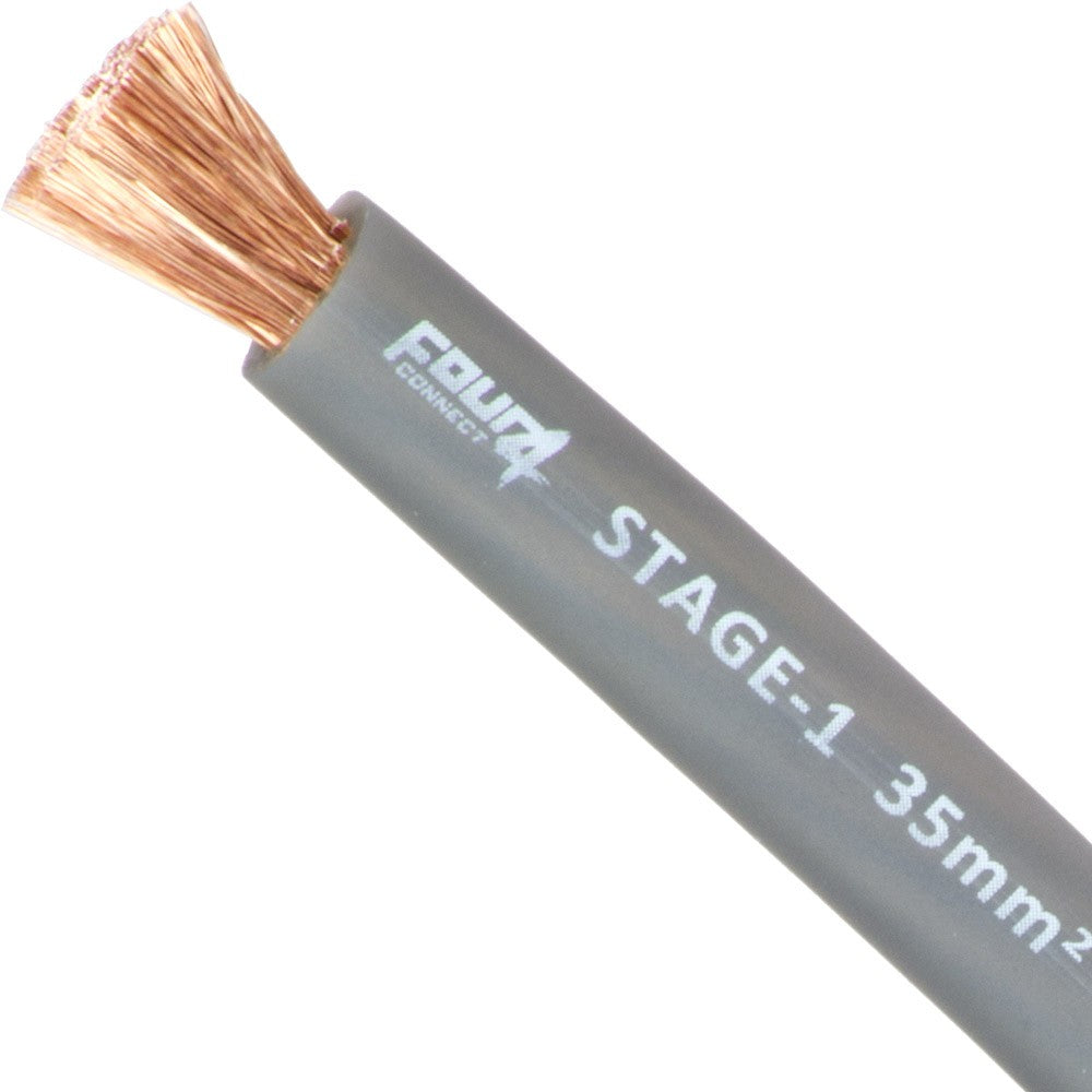 Захранващ кабел 35мм2 сив 4Connect PC35SB Stage1
