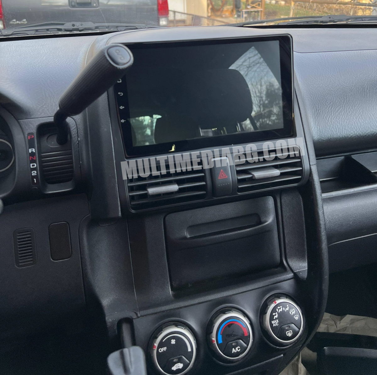 Монтирана Android мултимедия за Honda CRV 2 – реален изглед в автомобила – изглед 2
