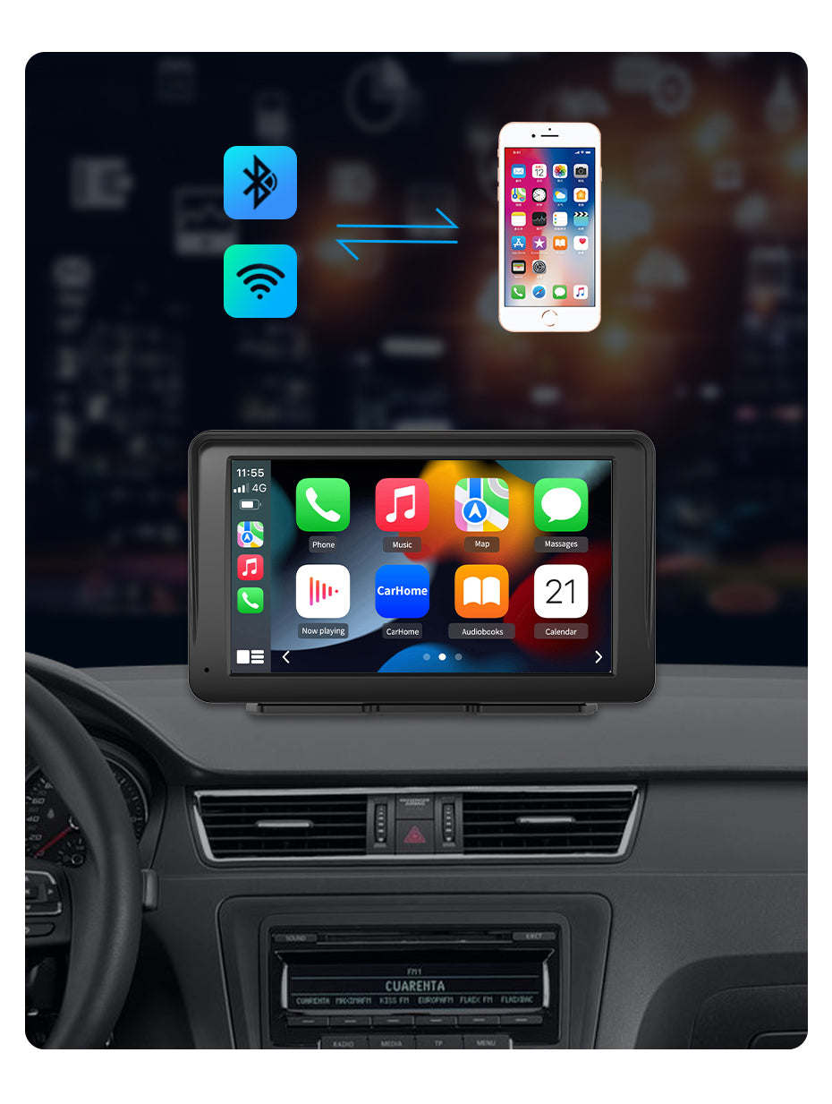 Универсална 7 инча Carplay,Android auto система