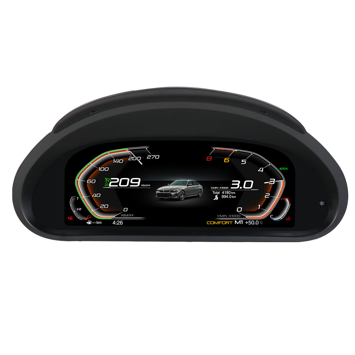 Дигитално табло 10.25″ за BMW 3 Series E46 1999–2004 — изглед 2
