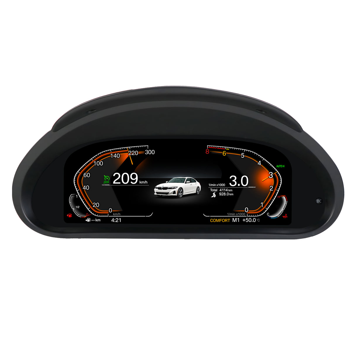 Дигитално табло 10.25″ за BMW 3 Series E46 1999–2004 — изглед 3