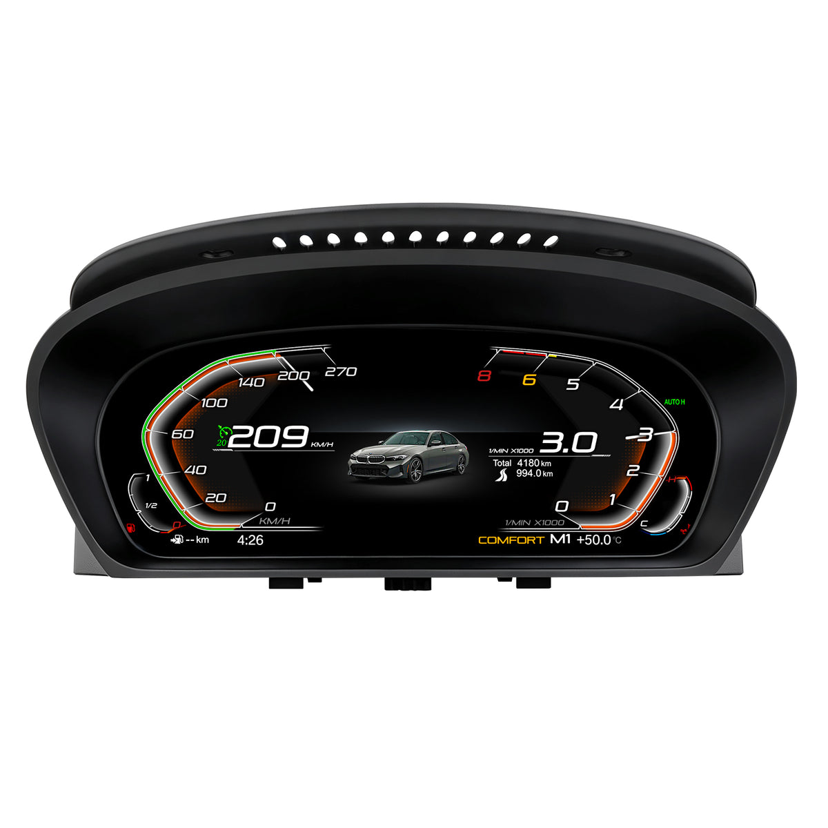 Дигитално табло 12.3″ за BMW 5/6 Series E60/E61/E63/E64 и X5 E70 / X6 E71 — изглед 2