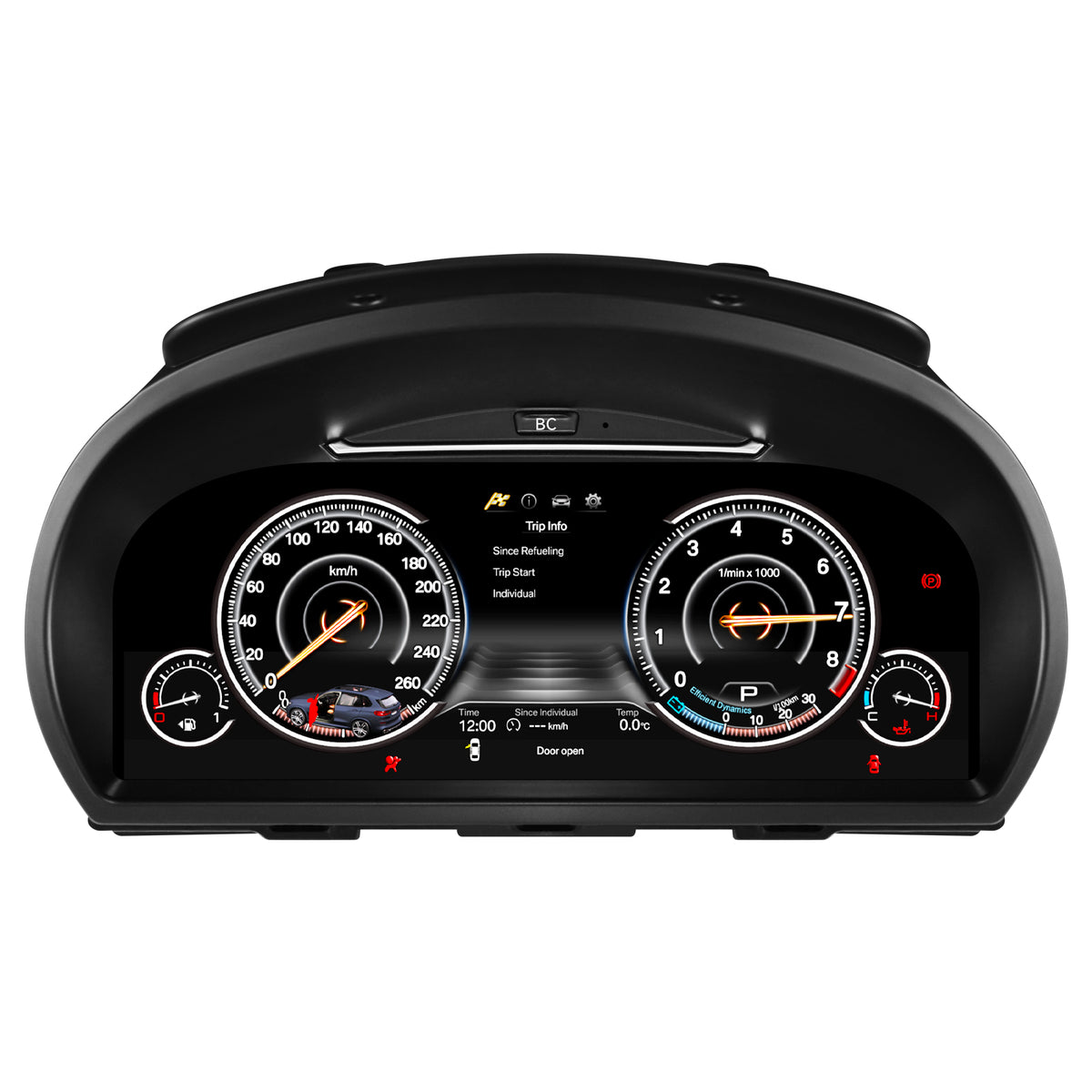 Дигитално табло 12.3″ за BMW X3 E83 2004–2010 — изглед 3