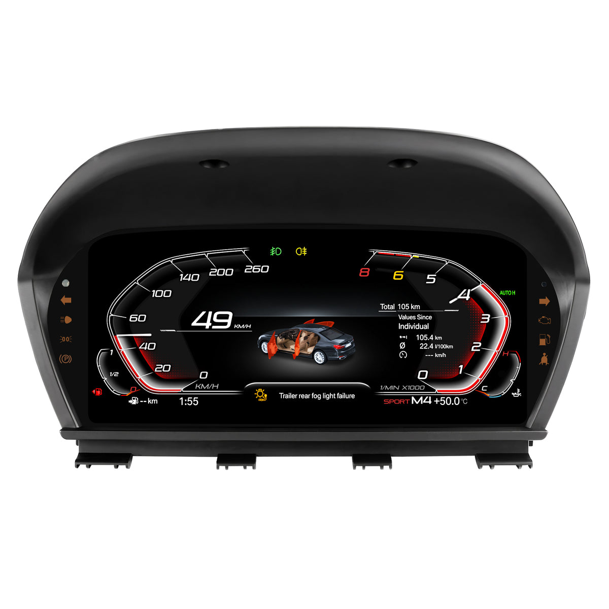 Дигитално табло 10.25″ за BMW 1/2 Series и X1/X2 — HYBMF202 — изглед 5