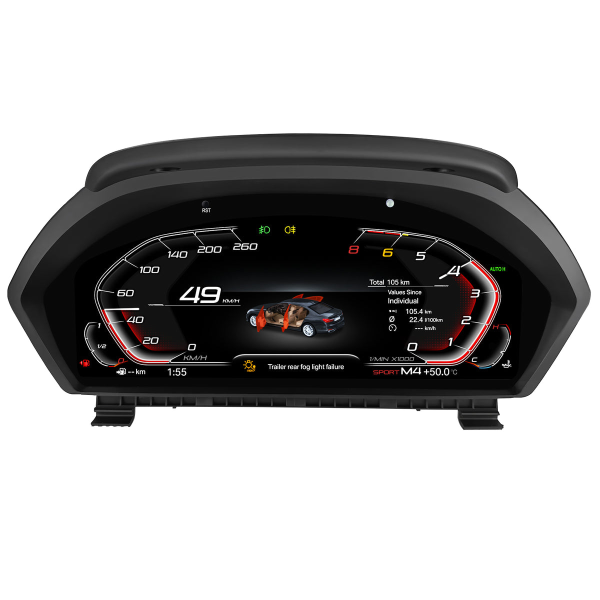 Дигитално табло 12.3″ за BMW 3/4 Series F30/F31/F34/F32/F33/F36 — HYBMF302 — изглед 5