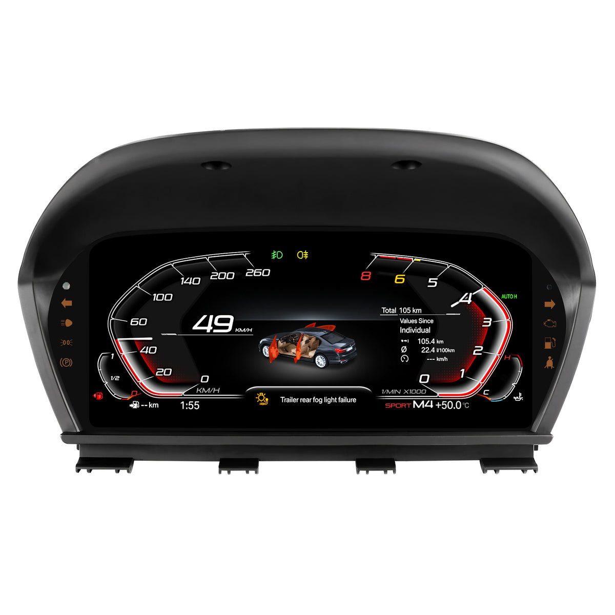 Дигитално табло 10.25″ за BMW 1/2 Series и X1/X2 — UNBMF20 — изглед 4