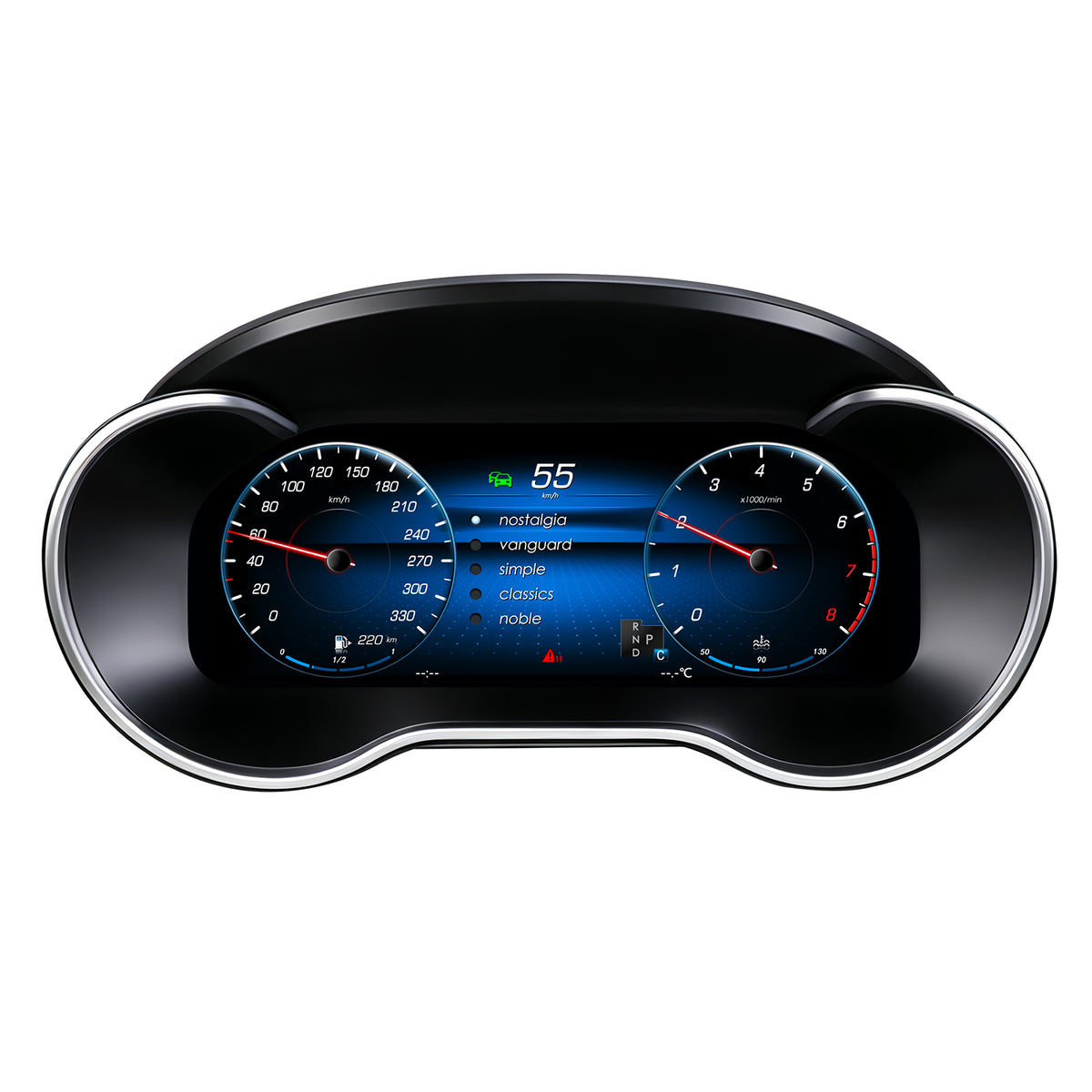 Дигитално табло 12.3″ за Mercedes-Benz C-Class W205 / GLC X253 — YBBZC02 — изглед 2