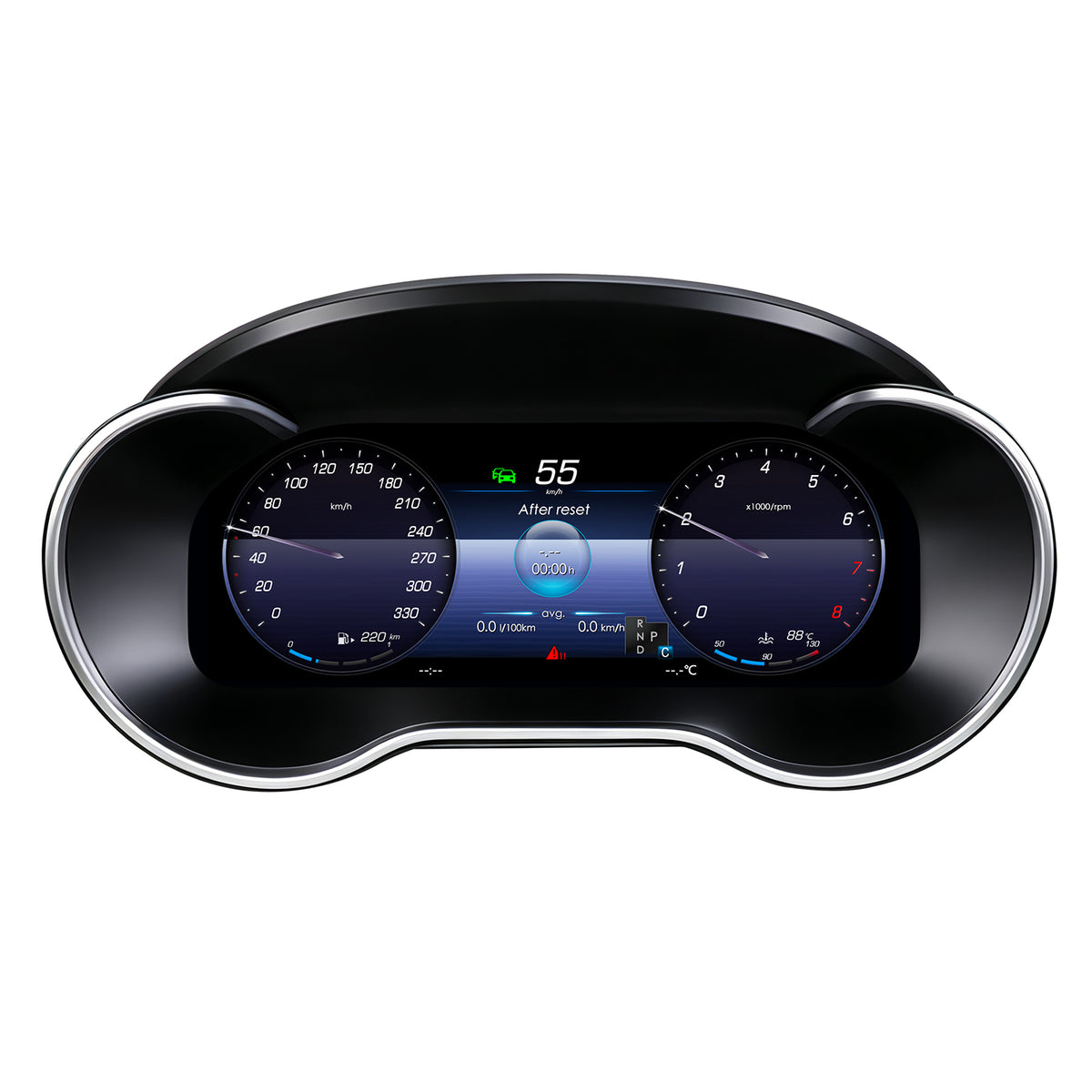 Дигитално табло 12.3″ за Mercedes-Benz C-Class W205 / GLC X253 — YBBZC02 — изглед 5