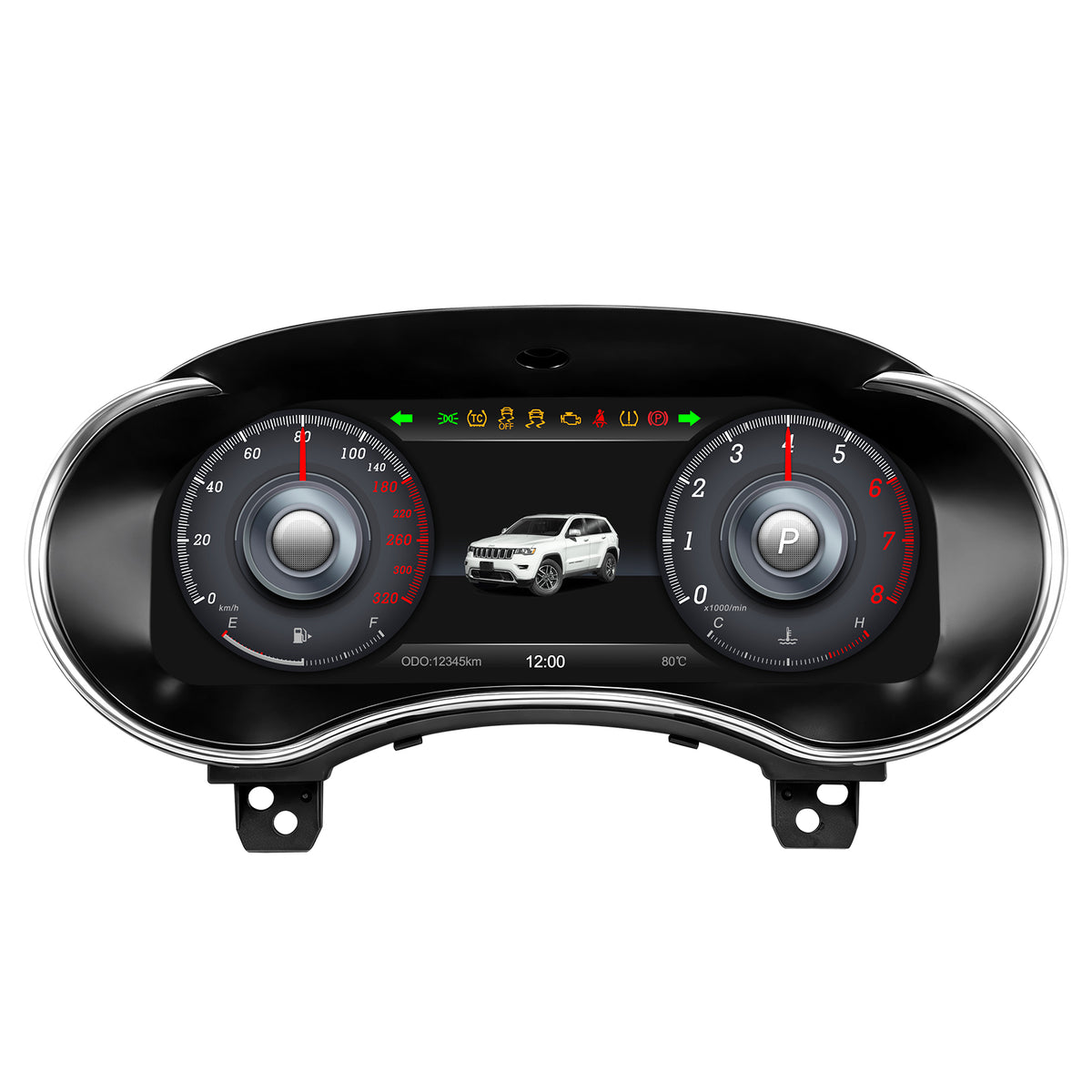 Дигитално табло 12.3″ за Jeep Grand Cherokee / Dodge Durango 2011–2013 — изглед 1