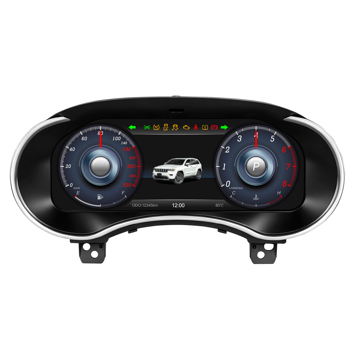 Дигитално табло 12.3″ за Jeep Grand Cherokee 2014–2021 — изглед 1